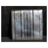 Monogrammed cigarette case 14k & sterling