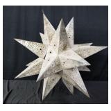 Large tin star ornament