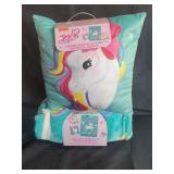 Jojo Siwa character pillow and oversized throw