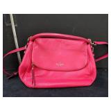 Designer style pink bag, labeled Kate Spade