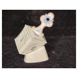 1999 Lladro Judaica dreidel with original stand