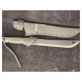 19" Gerber machete w/ sheath