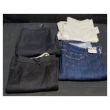 Group of pants: 2 pairs of Gap 1969 jeans, (new