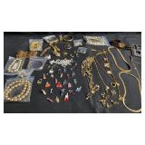 Costume jewelry, charms, earrings bracelets in p