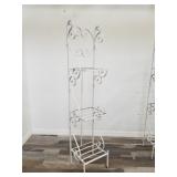 Wrought iron plant rack