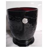 Princess House Fantasia black glass vase Made in
