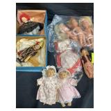 Collection of vintage dolls, madame Alexander e