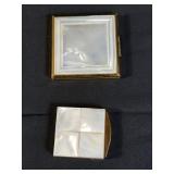 Pair of Compacts one marked Elgin American