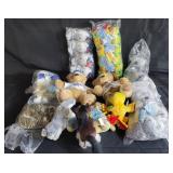 Lot of staffed animals  box lot