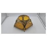 Small gold  Jewelry Box