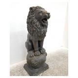 Large bronze Lion Garden statue