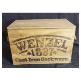 Storage wood box 22"w x 11"d x 15"h