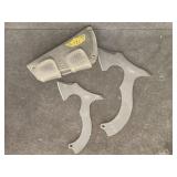 Uzi fighting knives dual sheath 2 blades 8"