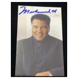 Muhammad Ali autographed photo