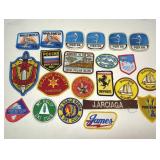 Bag of vintage patches - Soviet, Military, and