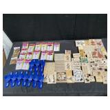 Wooden rubber stamps, Fiskars Stamps, Docrafts