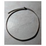 Silver necklace, marked 925 Italy, 16"l.