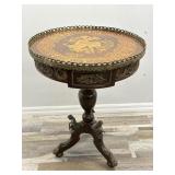 Antique Louis XV French style wood & brass