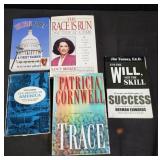Group of signed books box lot