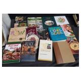 Group of cook books box lot