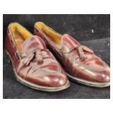 Alden Tassel Loafers sz 12 burgundy leather