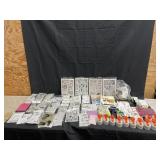 Unopened Debbi Moore clear stamps, embossing ink