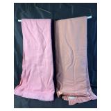 Two pink Wool large blankets