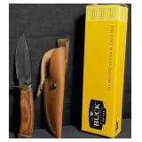 Buck knife 192 w/leather sheath, made in USA