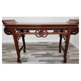 Oriental cherry wood vintage table
