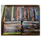 Box of DVD movies