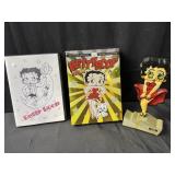 Betty boop 2DVDs 1 Wooden Statue