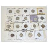Collection of 19 coins from Germany 1875-1924