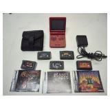 Nintendo Gameboy Advance SP video game system