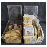 Group of dress patterns,  box lot room