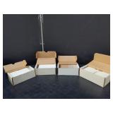 Group of 4 boxes of hockey cards, box lot