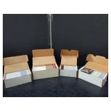 Group of 4 boxes of baseball cards, box lot
