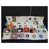 Group of 45s vinyl records