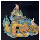 Antique Chinese sanic dragon roof tile