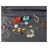 Group of costume jewelry P.B.