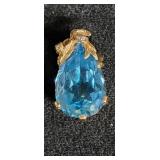 Blue Emerald Pendant