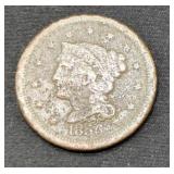 1856 Liberty Head Large Cent coin