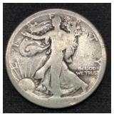 1916 Walking Liberty Silver Half dollar coin