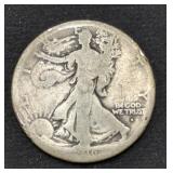 1916-D Walking Liberty Silver Half Dollar coin