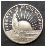 1986-S Proof US Statue of Liberty Commemorative