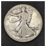 1916 Walking Liberty Silver Half dollar coin