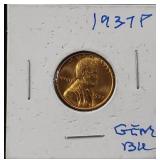 1937 P BU gem penny