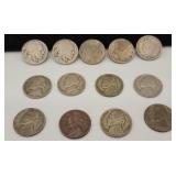 Group of Buffalo, Liberty V and Jefferson