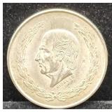 1952 Silver 5 Pesos coin