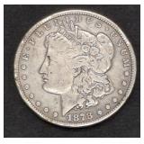 1878-CC Morgan Silver Dollar coin marked VG