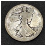 1916-D Walking Liberty Silver Half Dollar coin